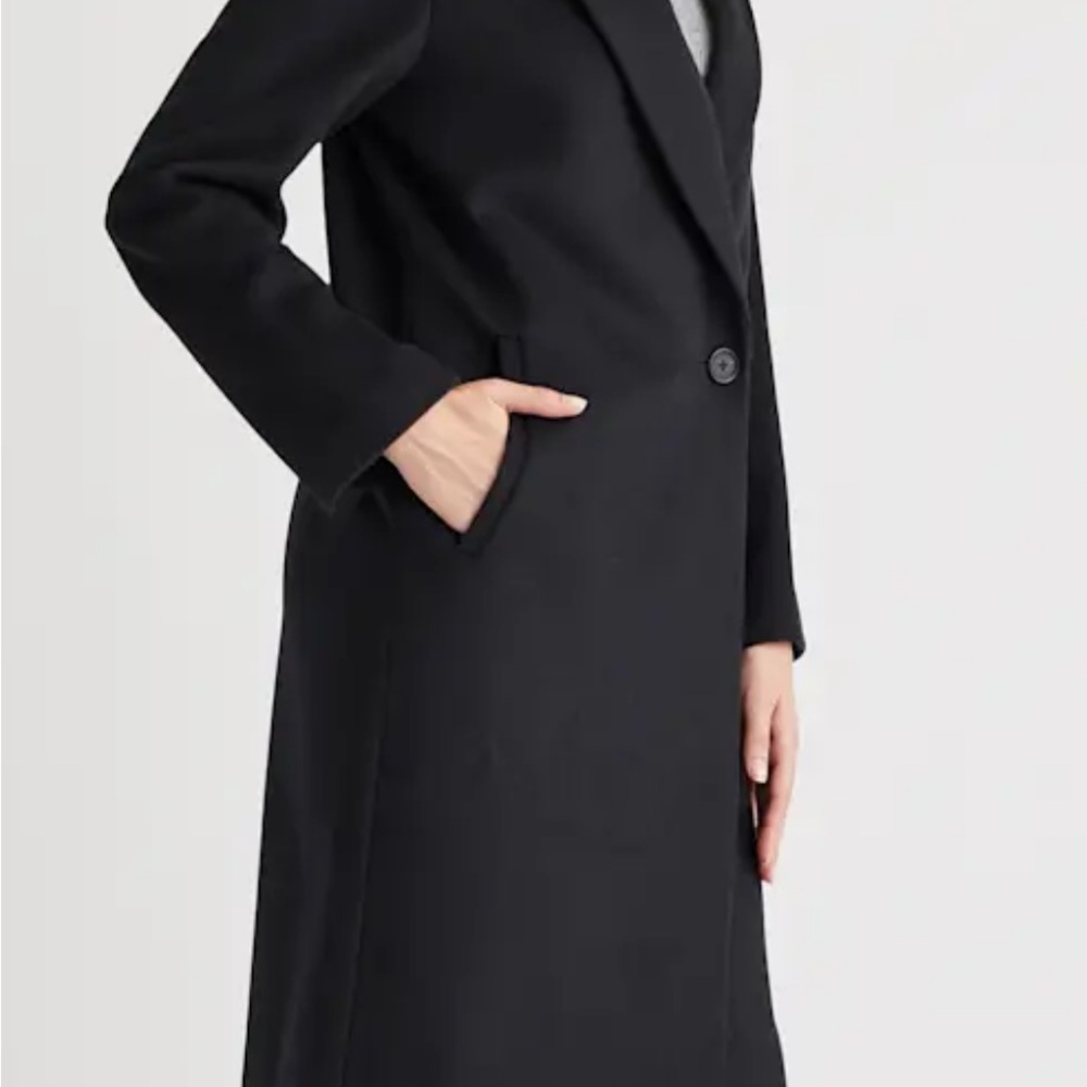 Quince Italian Wool Classic Single-Breasted Coat, BNWT Size S - Picture 5 of 6